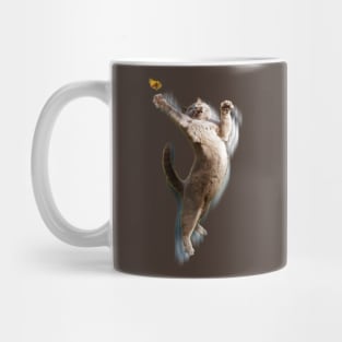 jumping cat Mug